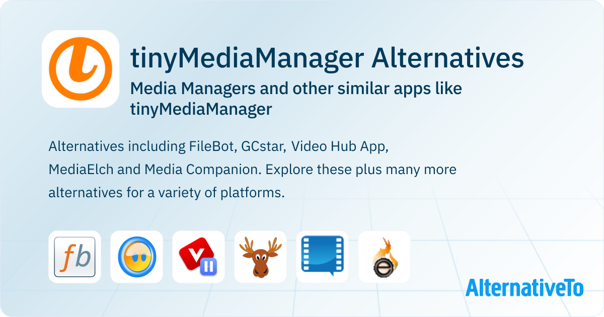 tinyMediaManager Alternatives: Top 18 Media Managers & Similar Apps ...