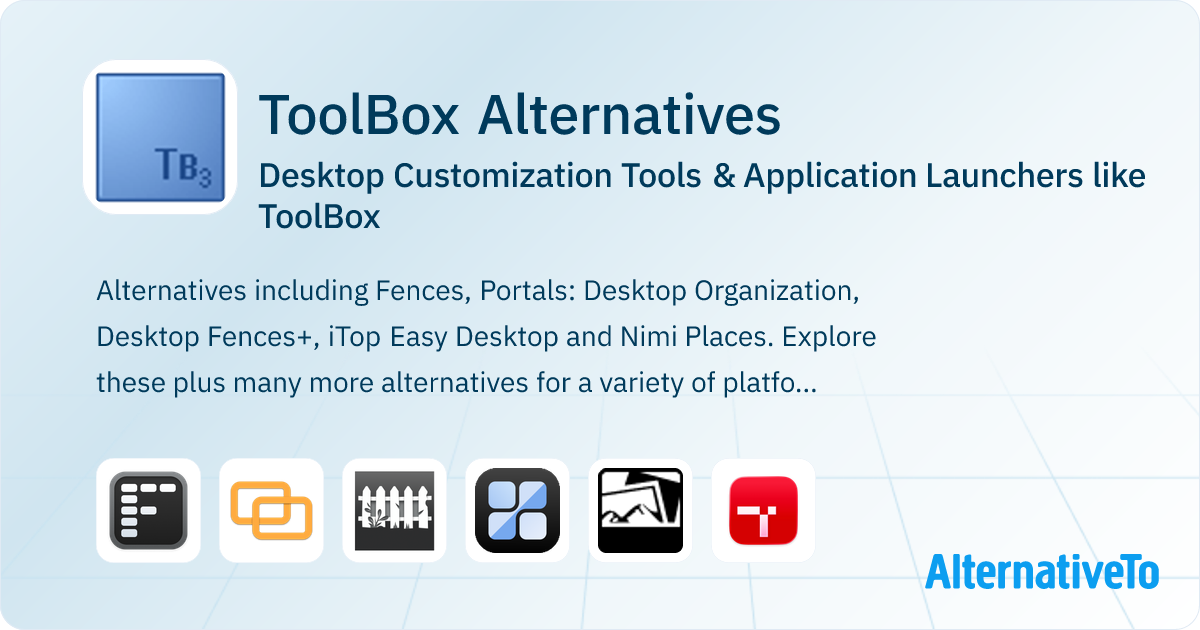 ToolBox Alternatives: Top 15 Desktop Customization Tools | AlternativeTo