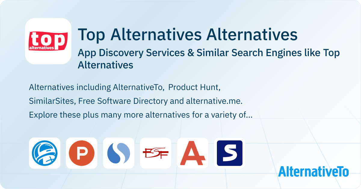 Top Alternatives Alternatives: Top 12 App Discovery Services ...