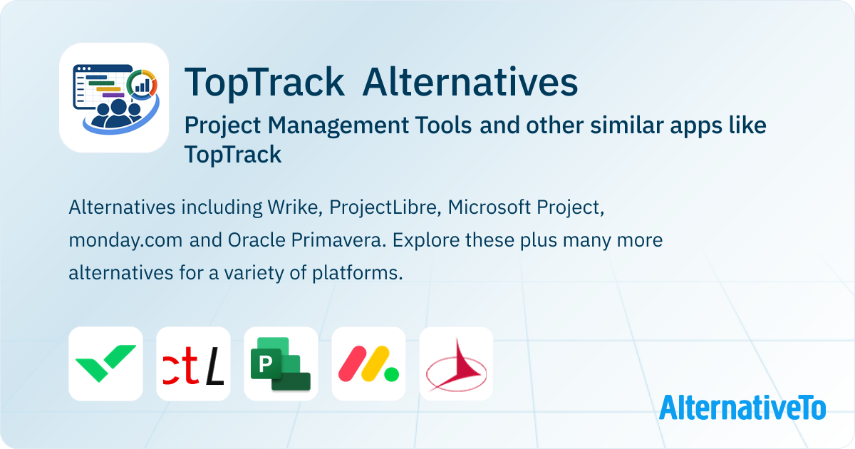 TopTrack Alternatives: Top 5 Project Management Tools & Similar Apps ...