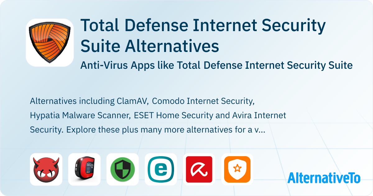 Total Defense Internet Security Suite Alternatives: Top 19 Anti-Virus ...