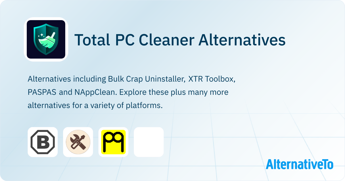Total PC Cleaner Alternatives - Explore Similar Software | AlternativeTo