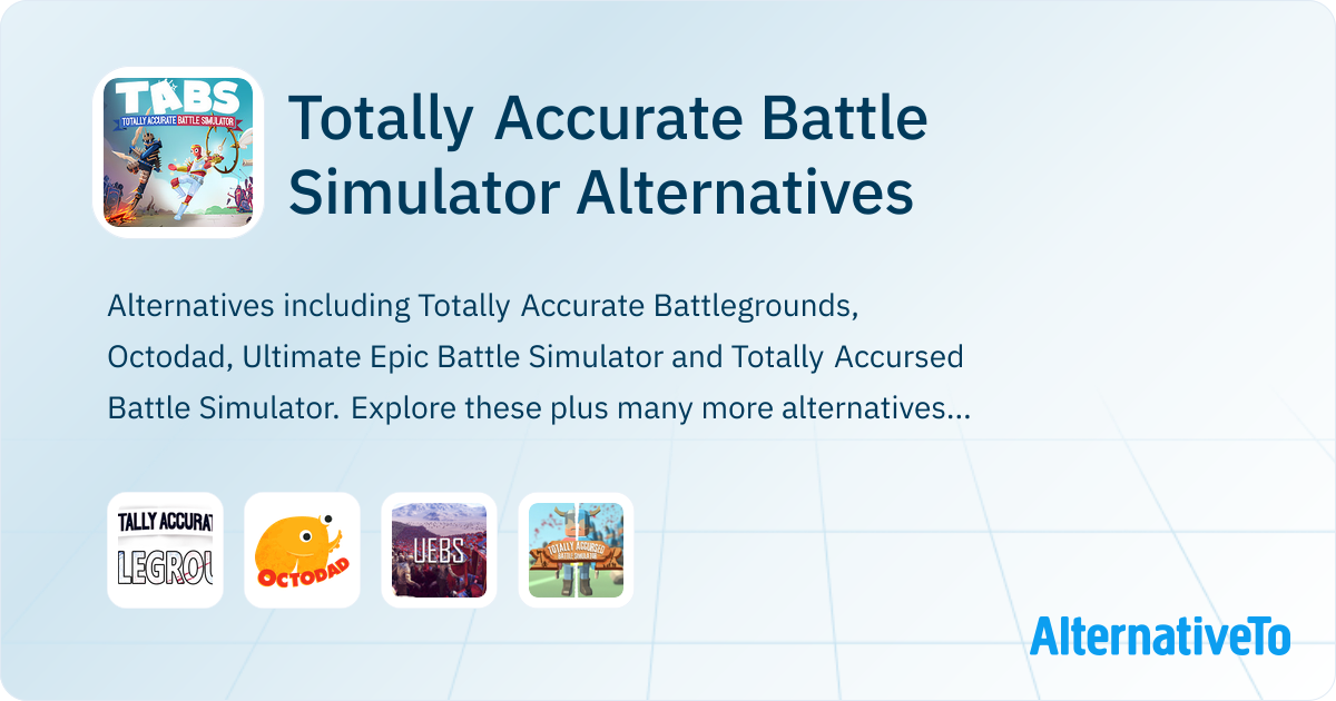 Totally Accurate Battle Simulator Alternatives - Explore Similar ...
