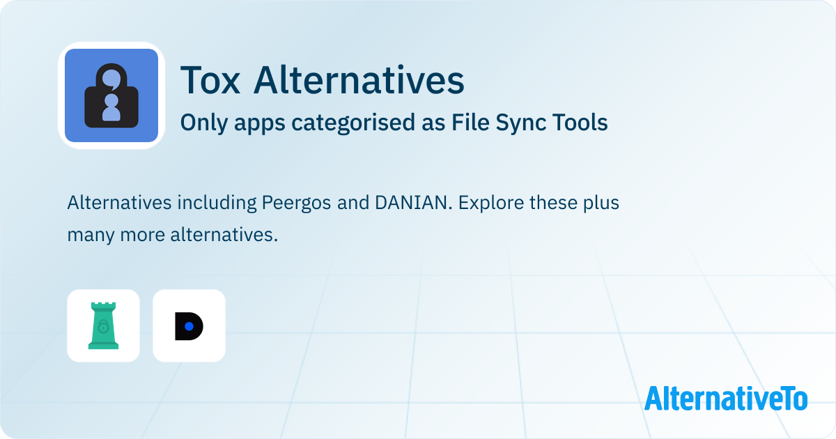 Tox Alternatives: Top 2 File Sync Tools | AlternativeTo