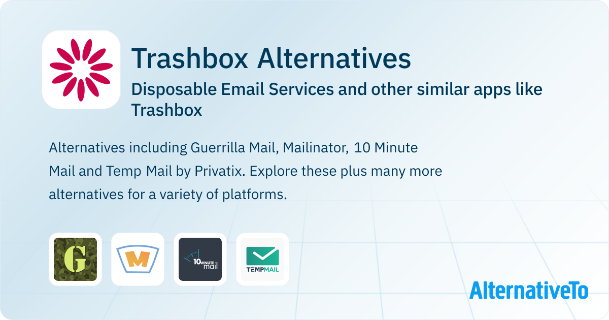 Trashbox Alternatives: Top 4 Disposable Email Services & Similar ...