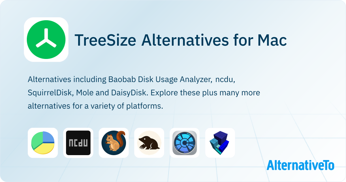 TreeSize Alternatives for Mac: Top 12 Disk Usage Analyzers | AlternativeTo