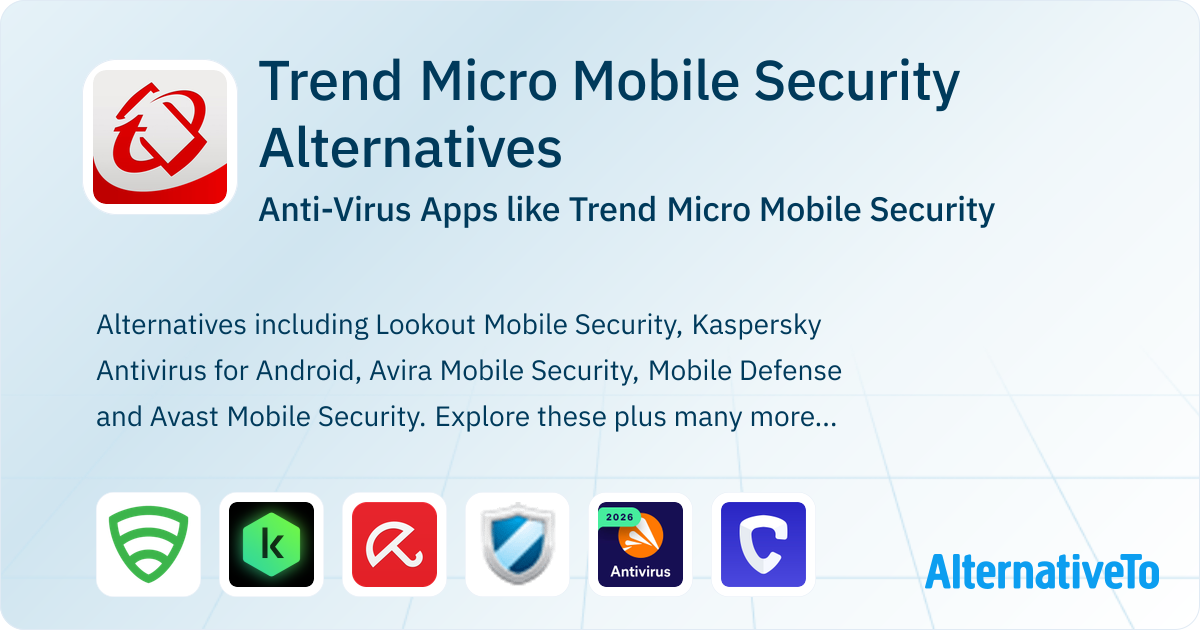 Trend Micro Mobile Security Alternatives: Top 13 Anti-Virus & Similar ...