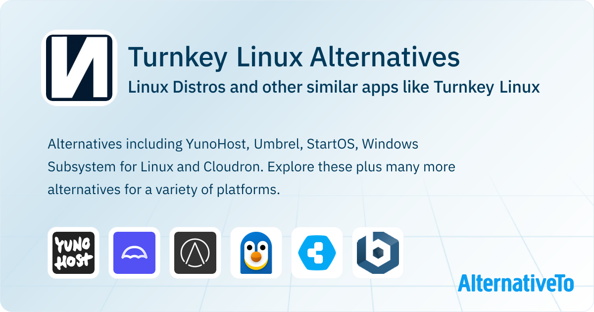 Turnkey Linux Alternatives: Top 9 Linux Distros & Similar Apps ...