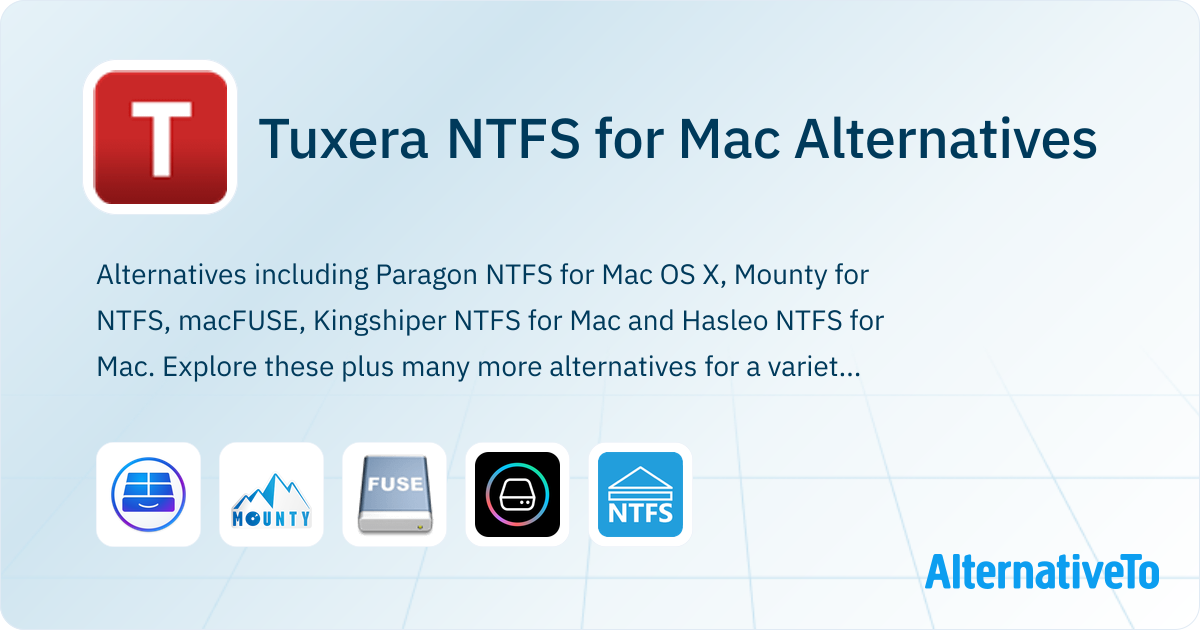 Tuxera NTFS for Mac Alternatives Explore Similar Software AlternativeTo