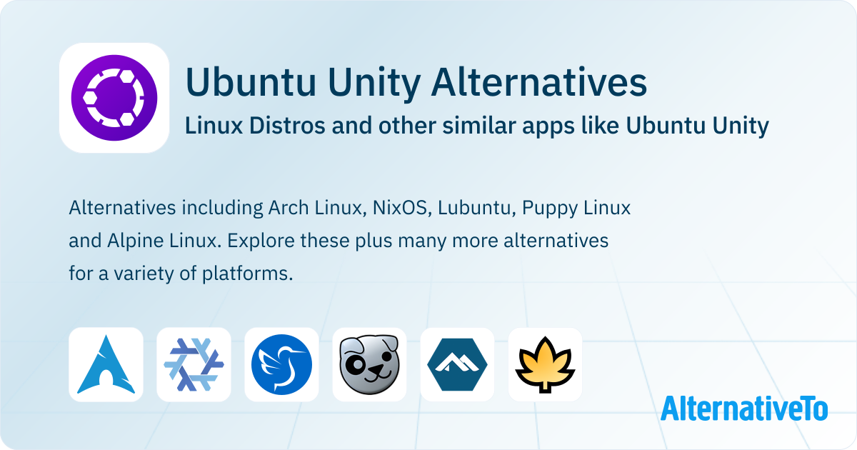 Ubuntu Without Unity Ubuntu Unity Alternatives: Top 20 Linux Distros & Similar Apps ...