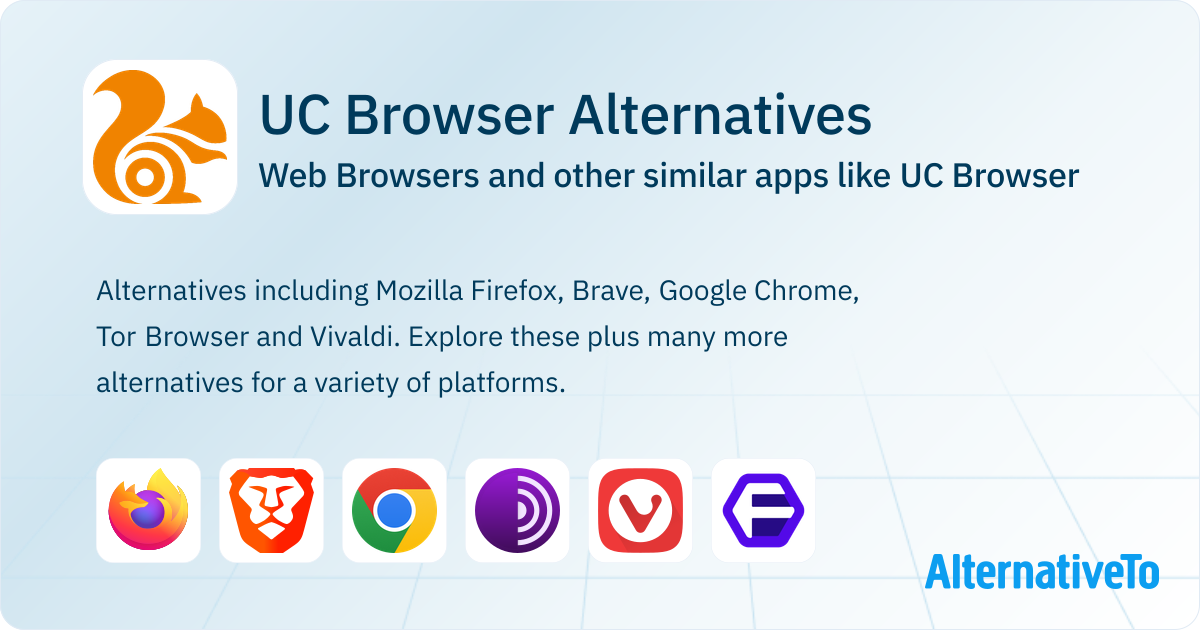 Best UC Browser Alternatives: Top Web Browsers in 2026 | AlternativeTo