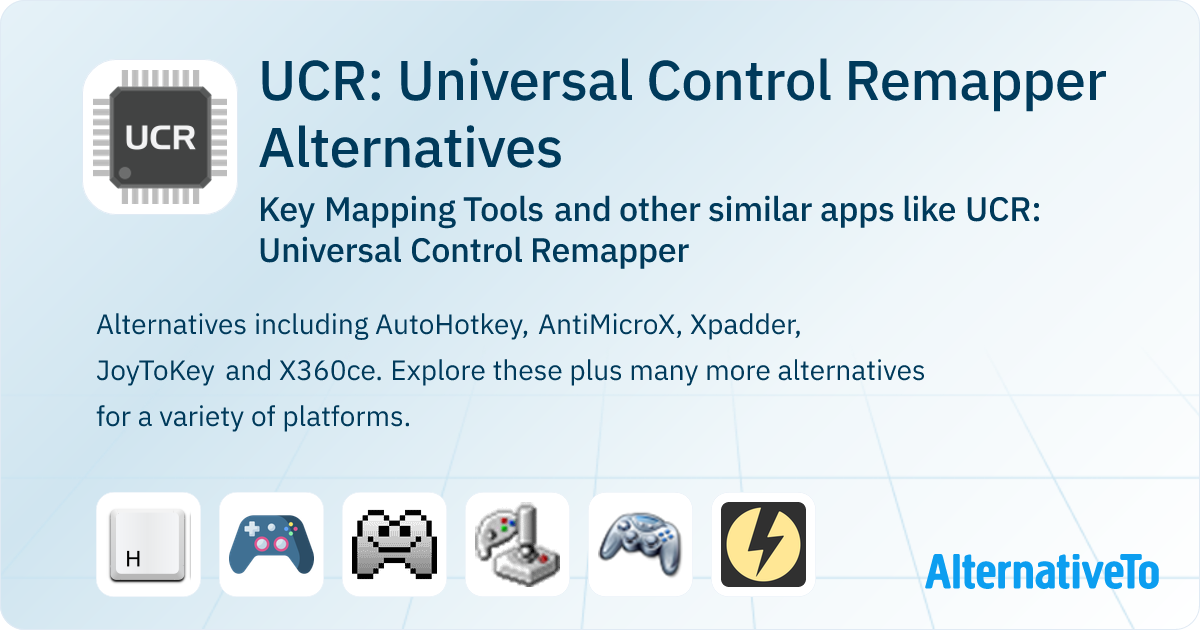 UCR: Universal Control Remapper Alternatives: Top 12 Key Mapping Tools ...