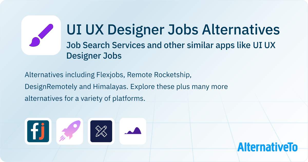 UI UX Designer Jobs Alternatives: Top 4 Job Search Services & Similar ...