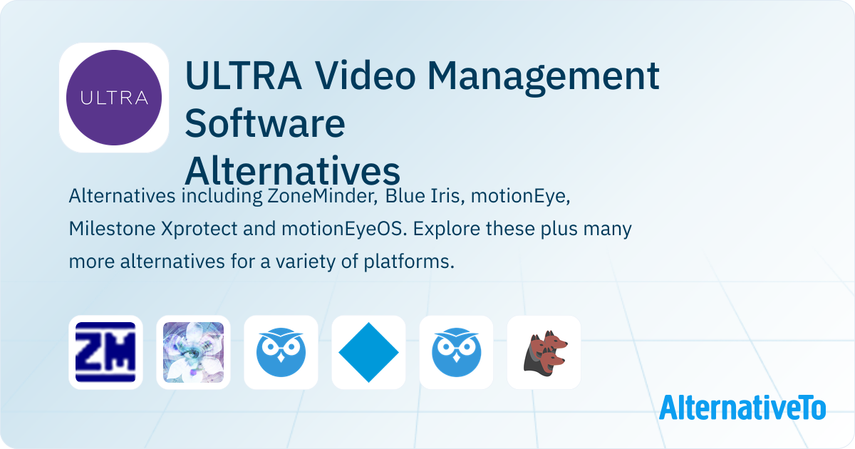 ULTRA Video Management Software Alternatives - Explore Similar Sites ...