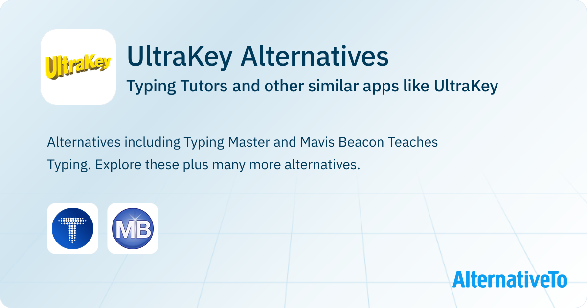 UltraKey Alternatives: Top 2 Typing Tutors & Similar Apps | AlternativeTo