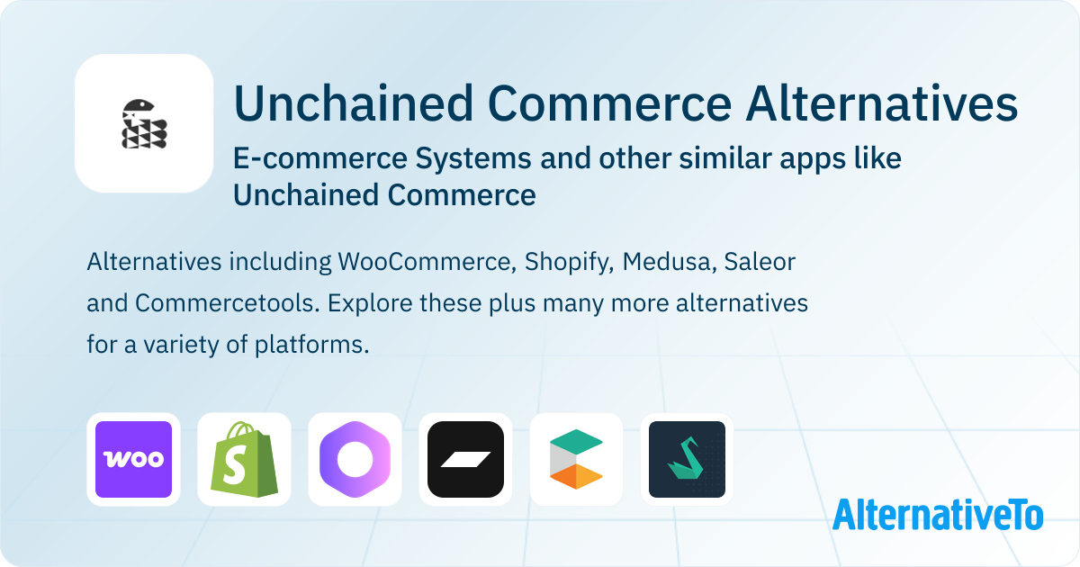Unchained Commerce Alternatives: Top 4 E-commerce Systems & Similar ...