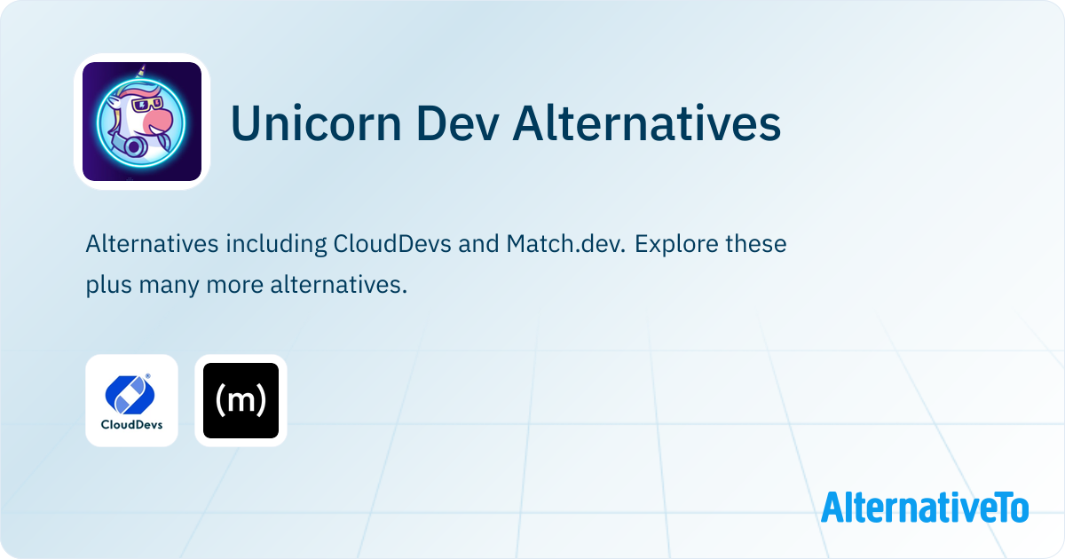 Unicorn Dev Alternatives - Explore Similar Sites & Apps | AlternativeTo
