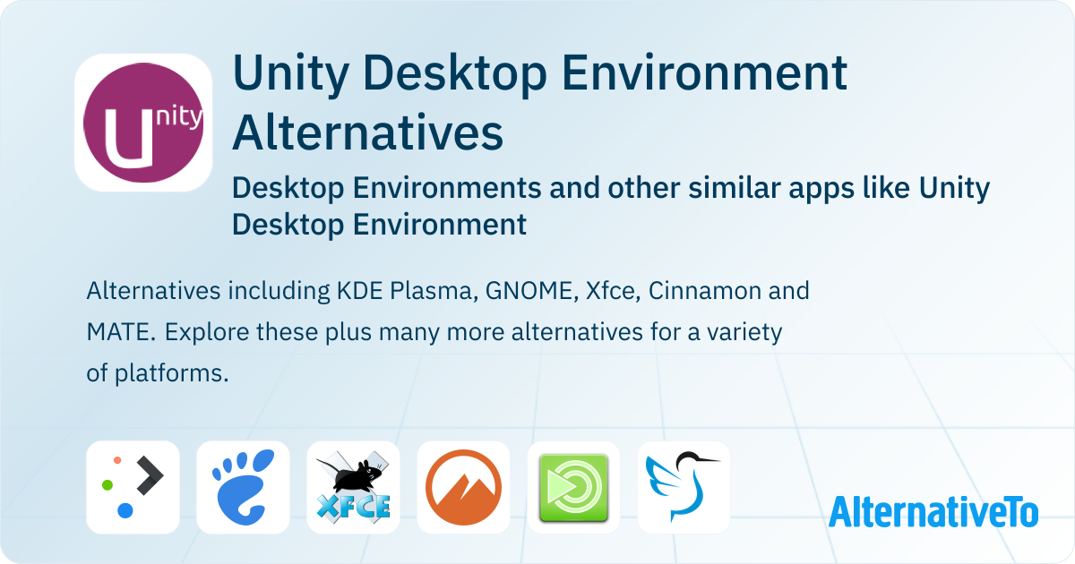 Unity Desktop Environment Alternatives: Top 12 Desktop Environments ...