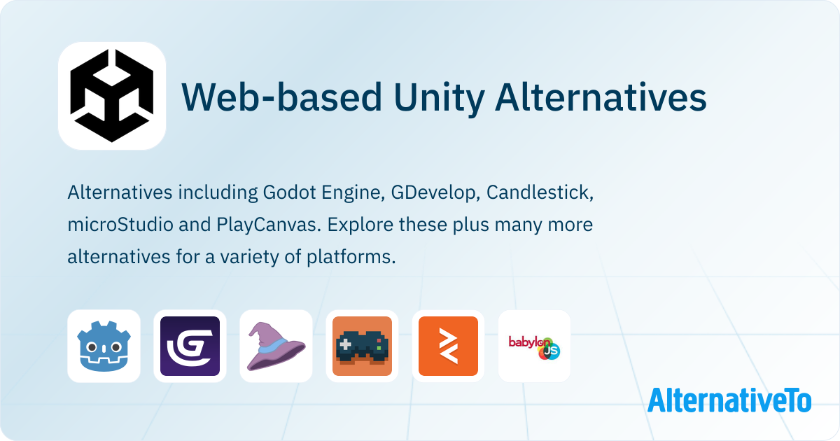 Unity Alternatives: Top 21 Web-based Game Development Tools | AlternativeTo