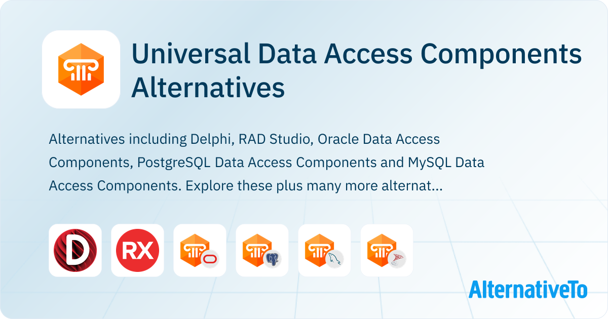 Universal Data Access Components Alternatives - Explore Similar ...