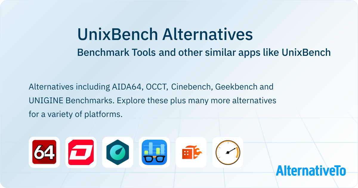 UnixBench Alternatives: Top 12 Benchmark Tools & Similar Apps ...