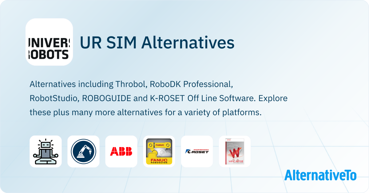 UR SIM Alternatives - Explore Similar Software | AlternativeTo