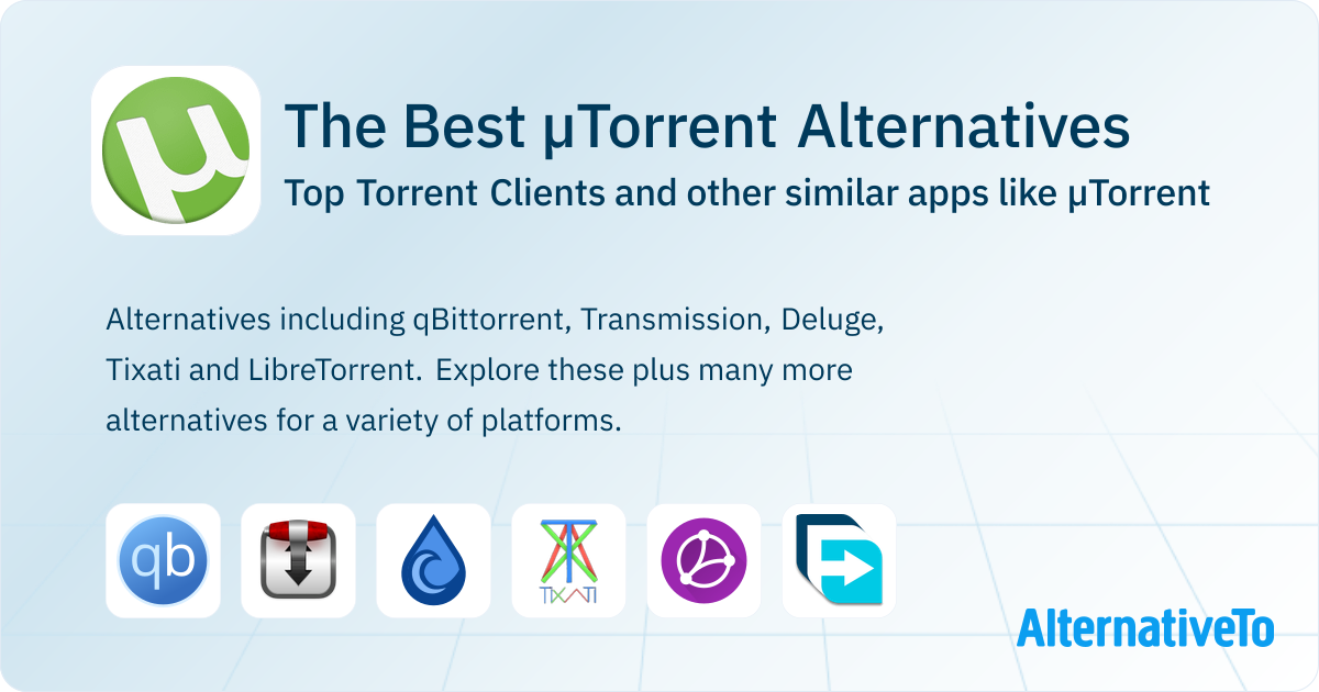 Best µTorrent Alternatives: Top Torrent Clients in 2026 | AlternativeTo