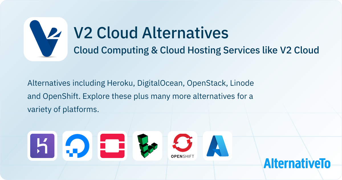 V2 Cloud Alternatives: Top 12 Cloud Computing Services | AlternativeTo