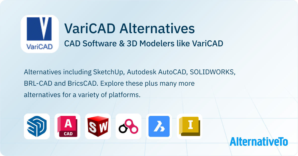 Varicad Linux VariCAD Alternatives: Top 12 CAD Software & 3D Modelers | AlternativeTo