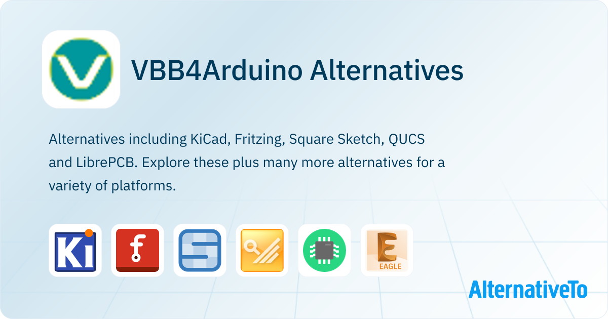 VBB4Arduino Alternatives - Explore Similar Software | AlternativeTo