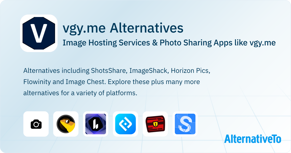 vgy.me Alternatives: Top 8 Image Hosting Services | AlternativeTo