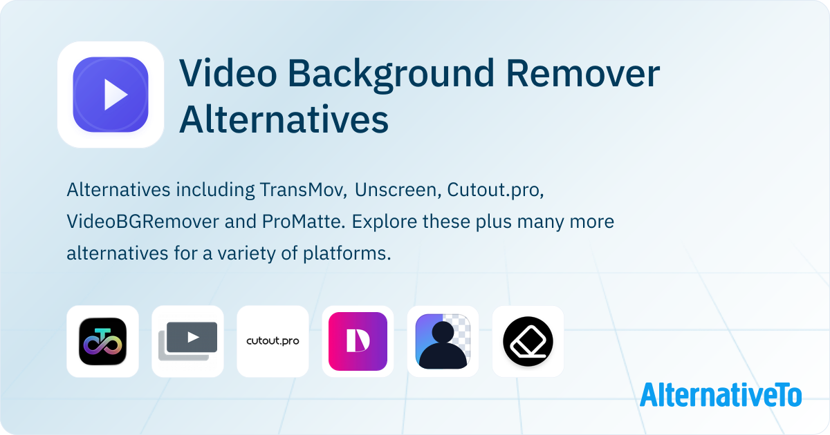 Video Background Remover Alternatives - Explore Similar Sites & Apps ...
