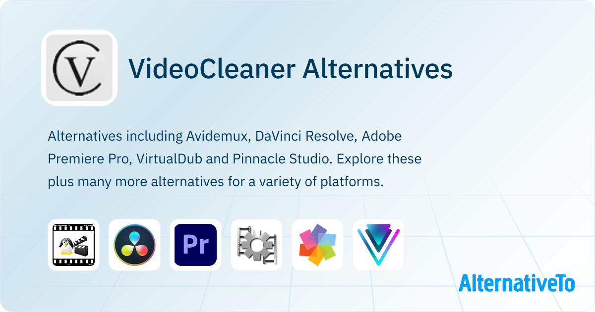 VideoCleaner Alternatives - Explore Similar Software | AlternativeTo