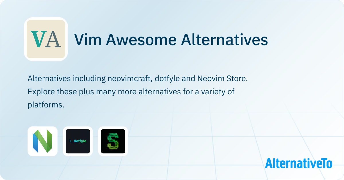 Vim Awesome Alternatives - Explore Similar Sites & Apps | AlternativeTo