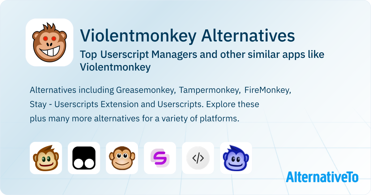Great Violentmonkey Alternatives: Top Userscript Managers in 2026 ...