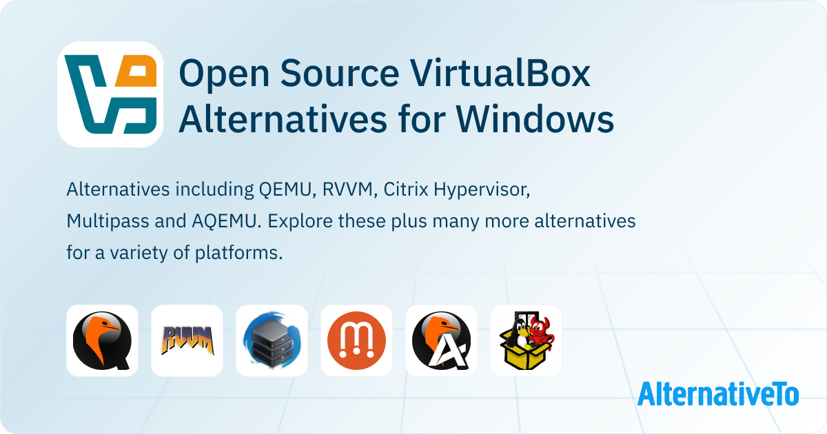 Open Source VirtualBox Alternatives for Windows: Top 14 Virtualization ...