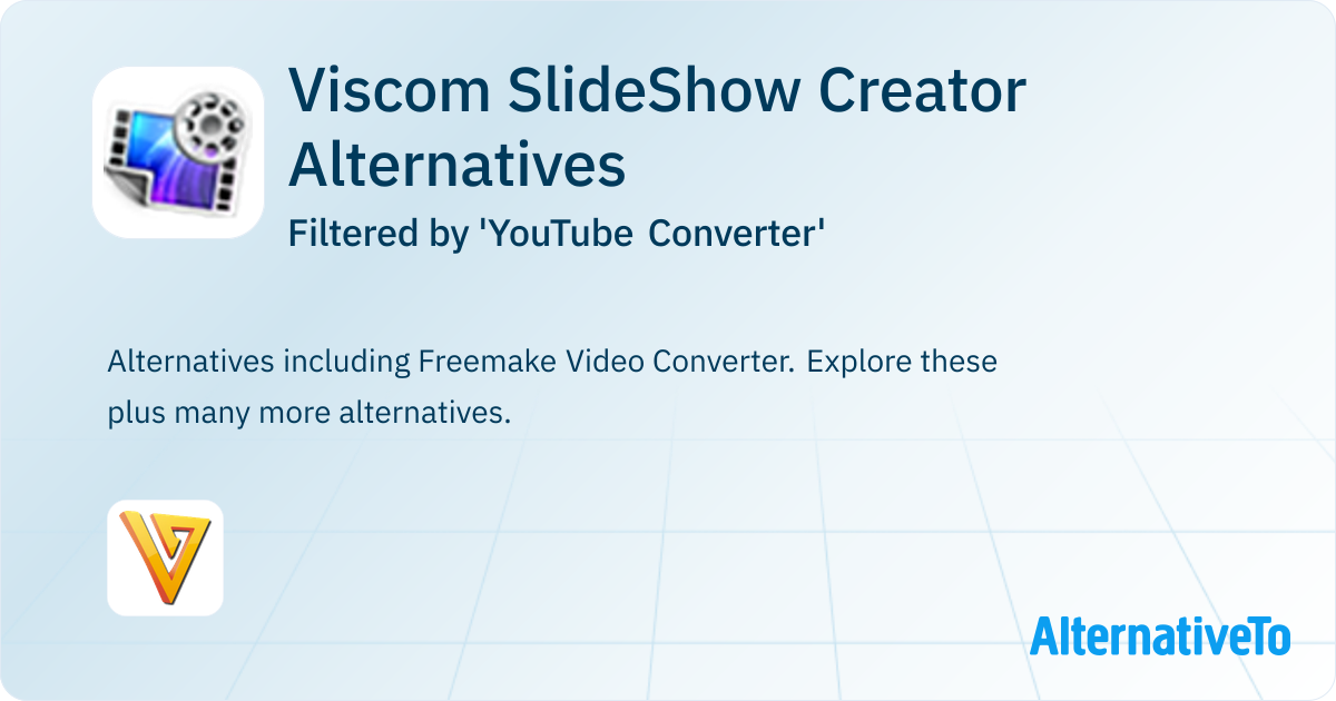 Fun Viscom Lesson Viscom SlideShow Creator Alternatives filtered by 'youtube-converter ...