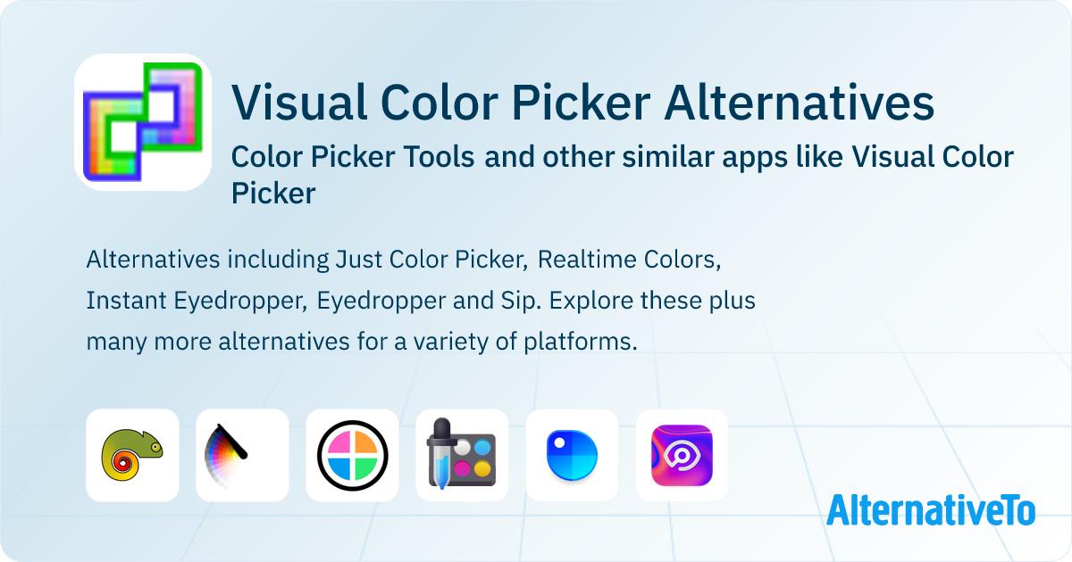 Visual Color Picker Alternatives: Top 12 Color Picker Tools & Similar ...