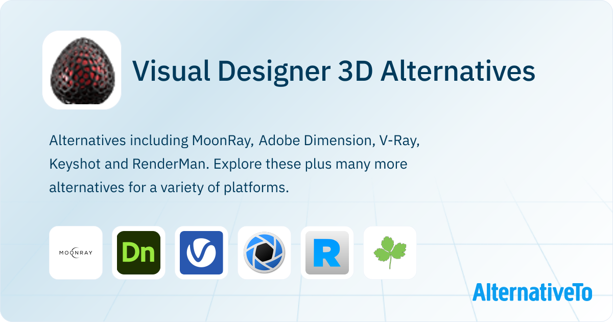 Visual Designer 3D Alternatives - Explore Similar Software | AlternativeTo