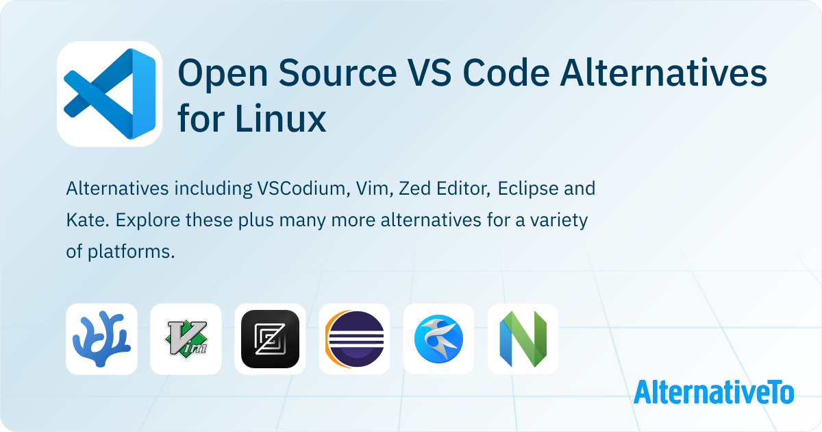Open Source VS Code Alternatives for Linux: Top 12 Code Editors & IDEs ...