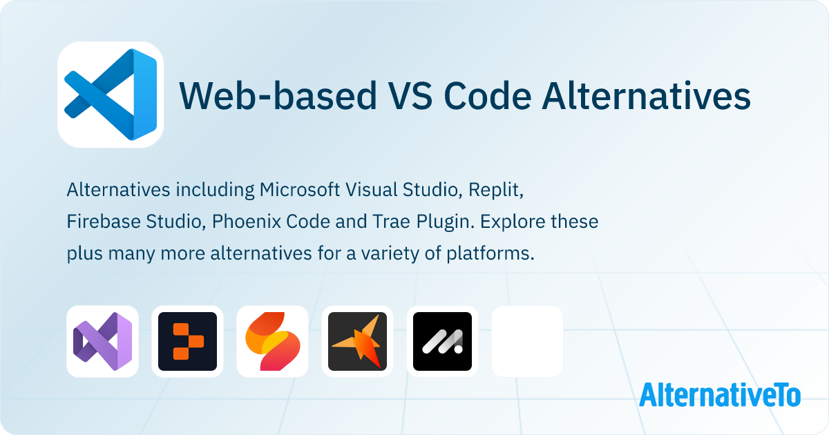 VS Code Alternatives: Top 19 Web-based Code Editors & IDEs | AlternativeTo