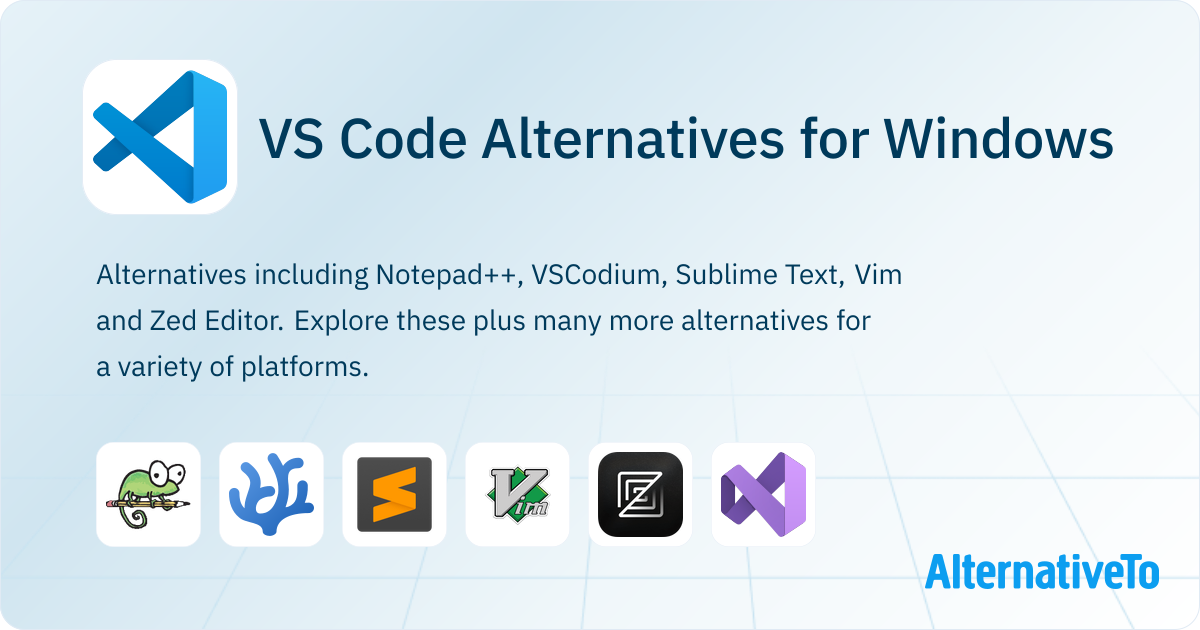 VS Code Alternatives for Windows: Top 12 Code Editors & IDEs ...