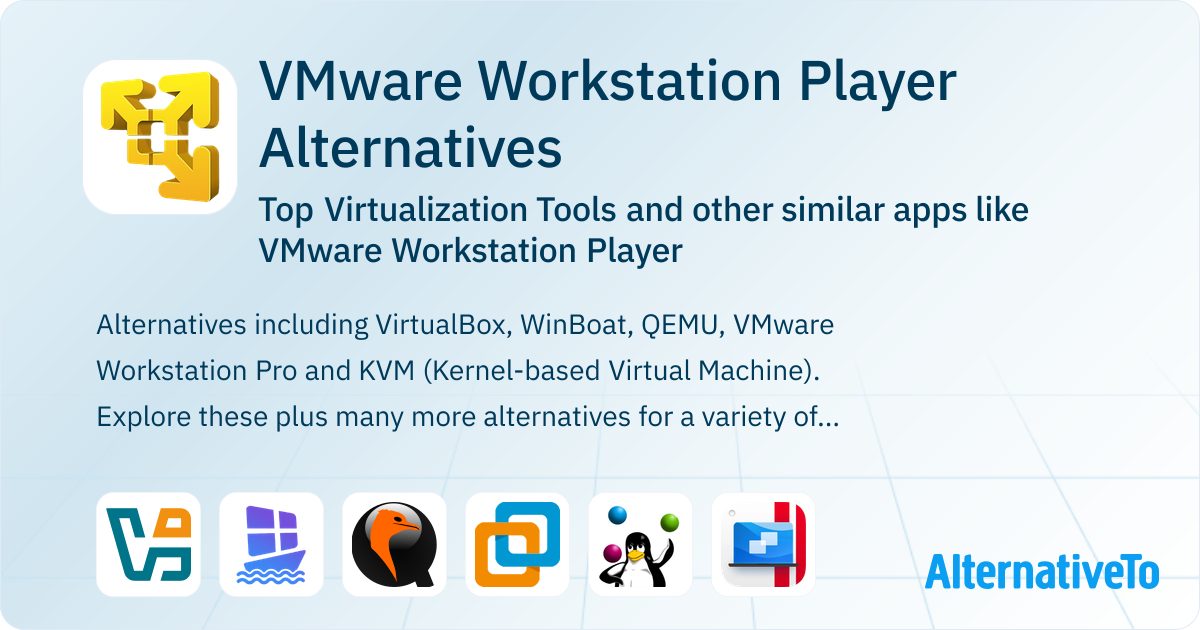 Great VMware Workstation Player Alternatives: Top Virtualization Tools ...