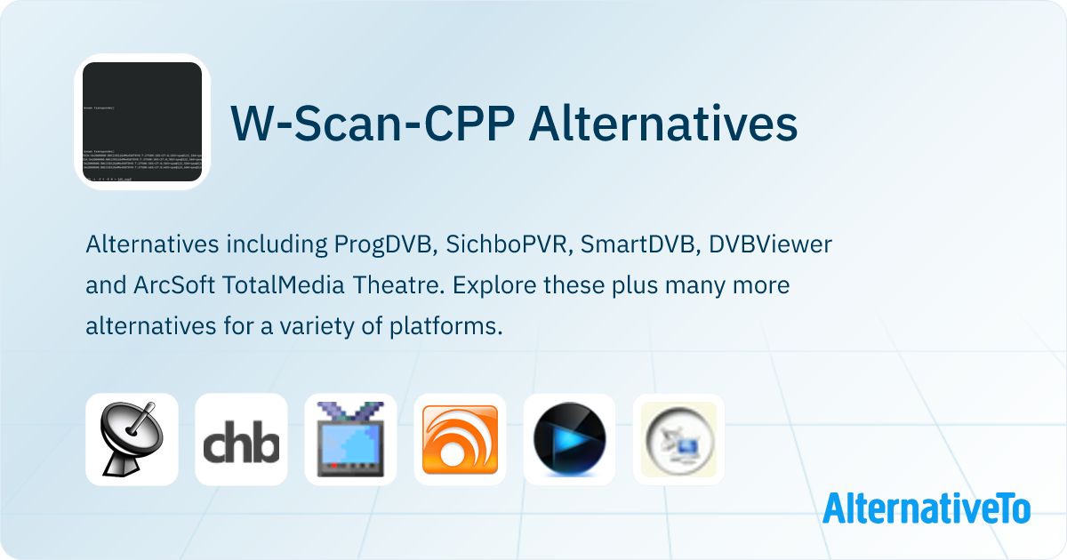 W-Scan-CPP Alternatives - Explore Similar Software | AlternativeTo