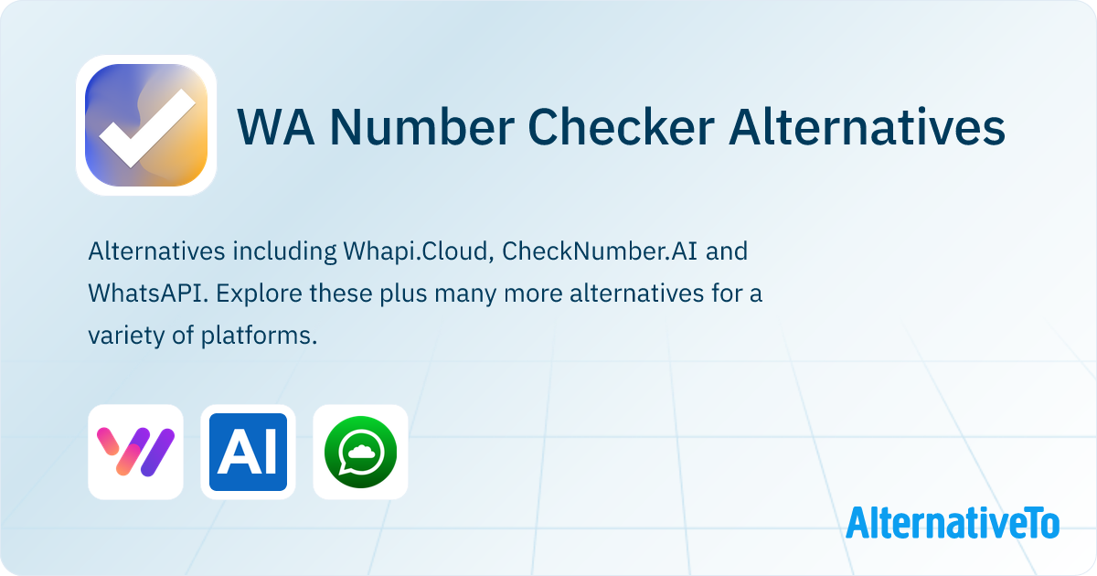 WA Number Checker Alternatives - Explore Similar Extensions & Add-Ons ...