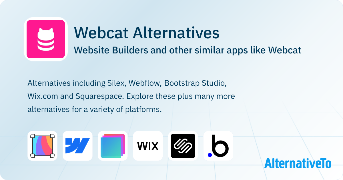 Webcat Alternatives: Top 12 Website Builders & Similar Apps | AlternativeTo