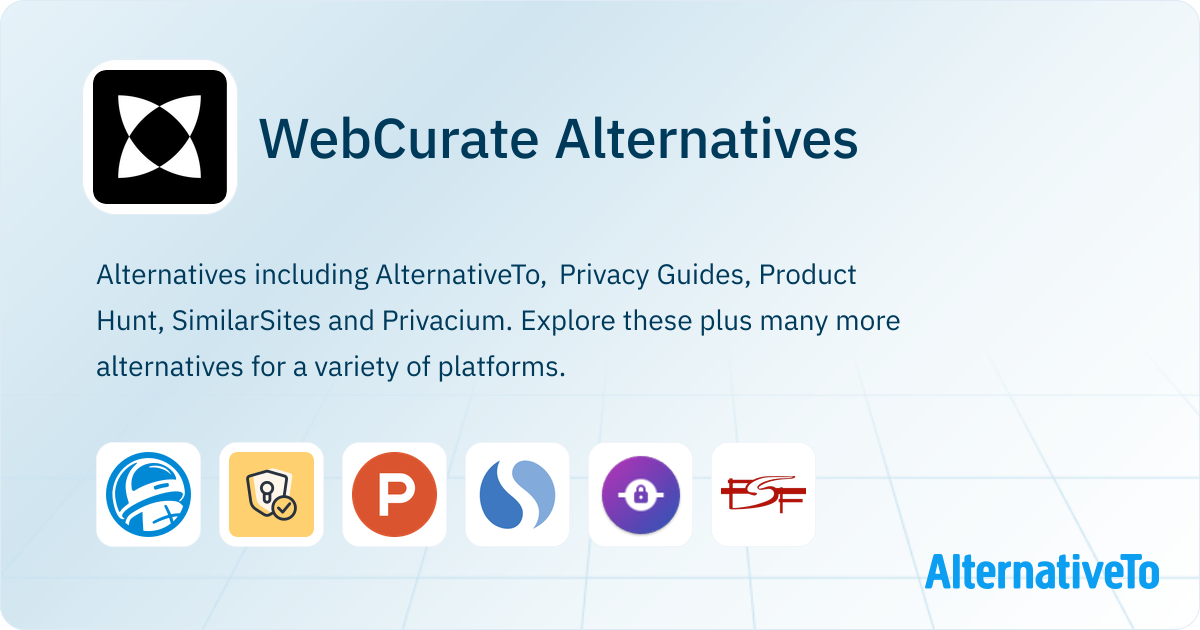 WebCurate Alternatives - Explore Similar Sites & Apps | AlternativeTo