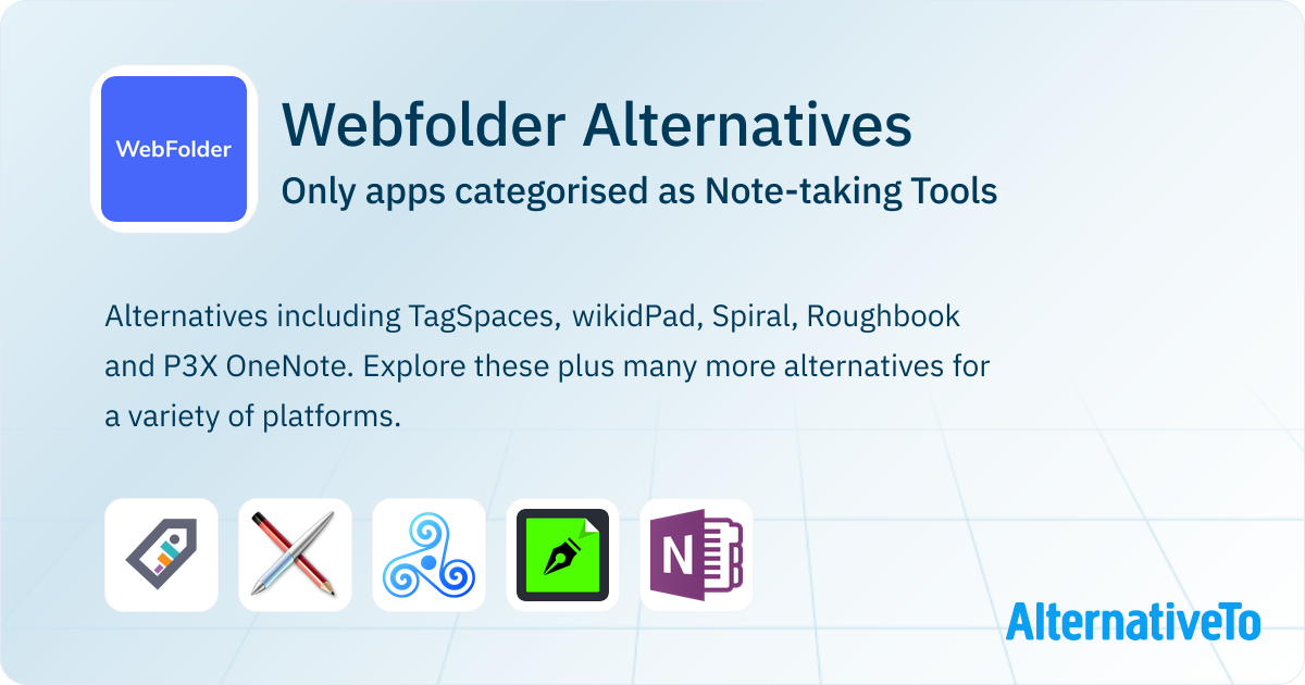 Notes Folder Web Apps Webfolder Alternatives: Top 5 Note-taking Tools | AlternativeTo