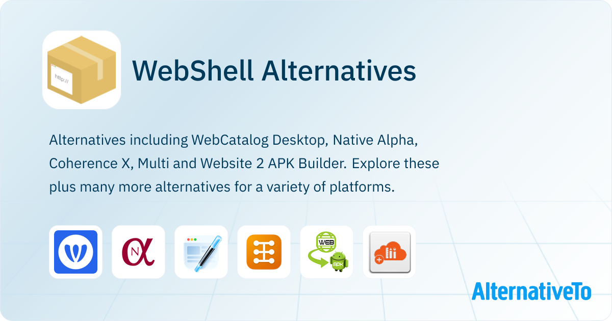 WebShell Alternatives - Explore Similar Software | AlternativeTo