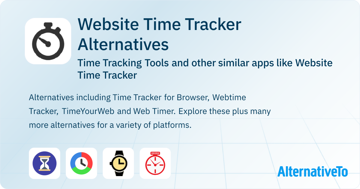 Website Time Tracker Alternatives: Top 4 Time Tracking Tools & Similar ...